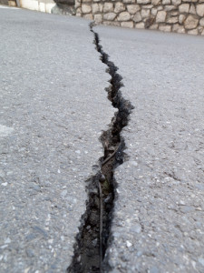 Are large asphalt cracks only getting bigger?