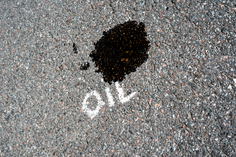driveway oild stains removing