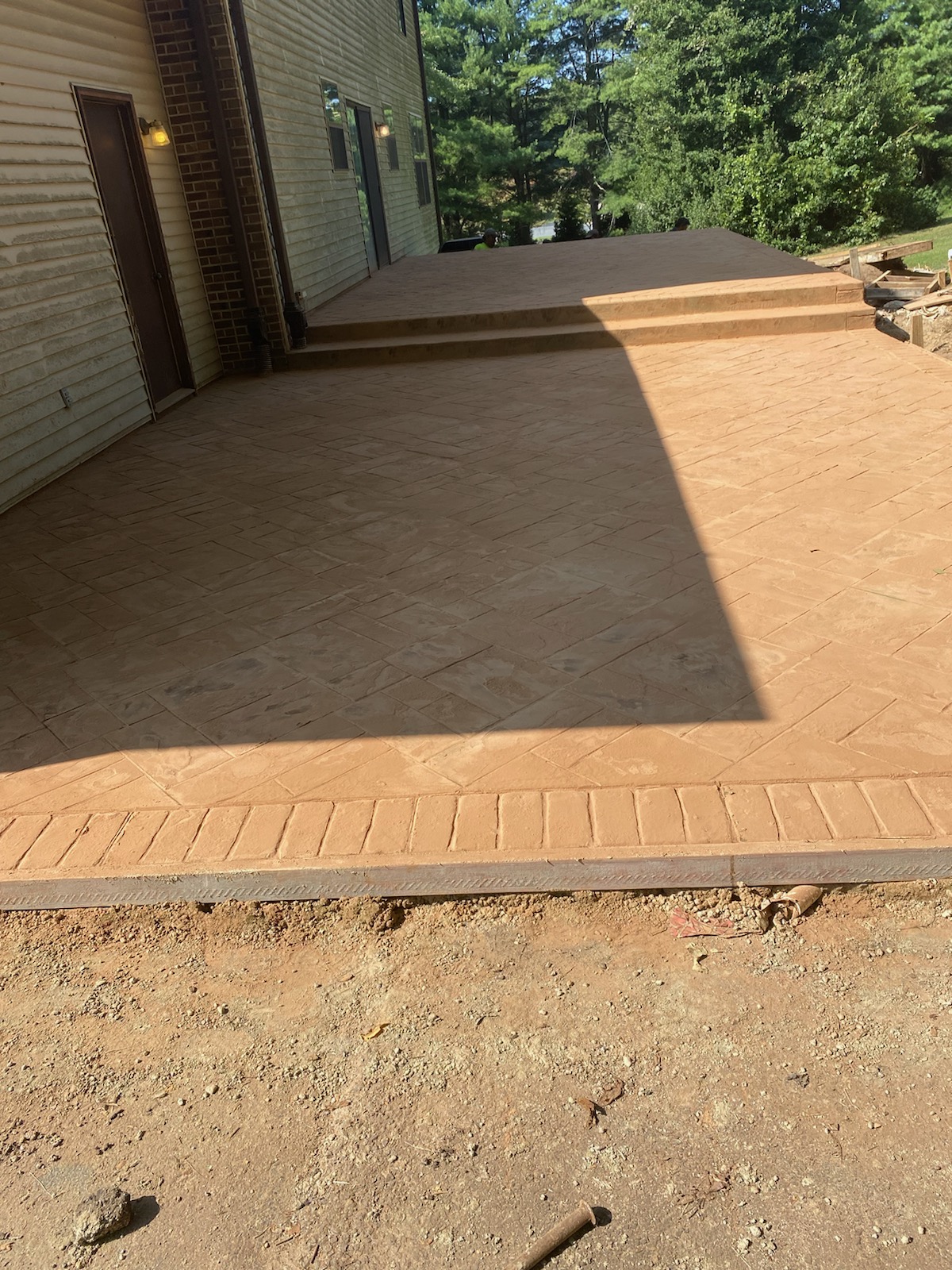 stamped concrete